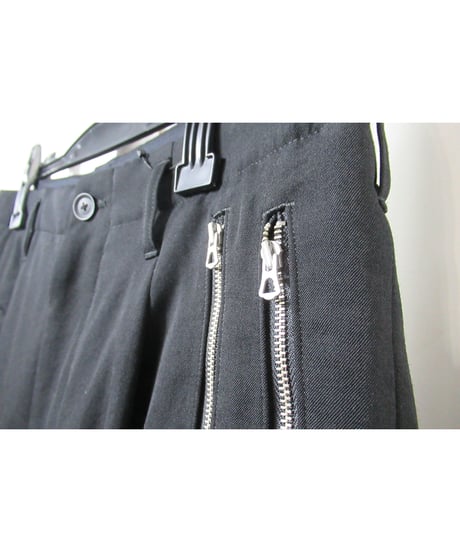 19ss yohji yamamoto pour homme デザインファスナー パンツ（HH-P38-100）