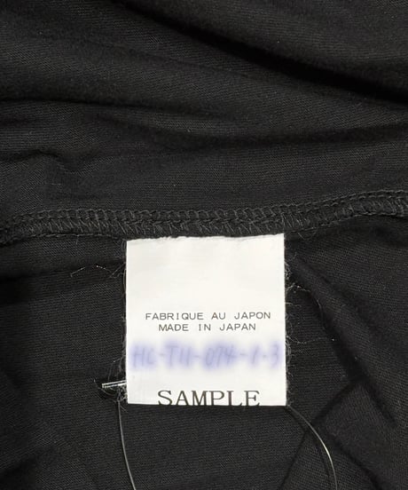SAMPLE 2019AW BLACK Scandal yohji yamamoto フロックプリントデザインカットソー （HC-T11-074）