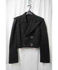 19aw yohji yamamoto femme ダブル デザインショートジャケット（FC-J06-105）