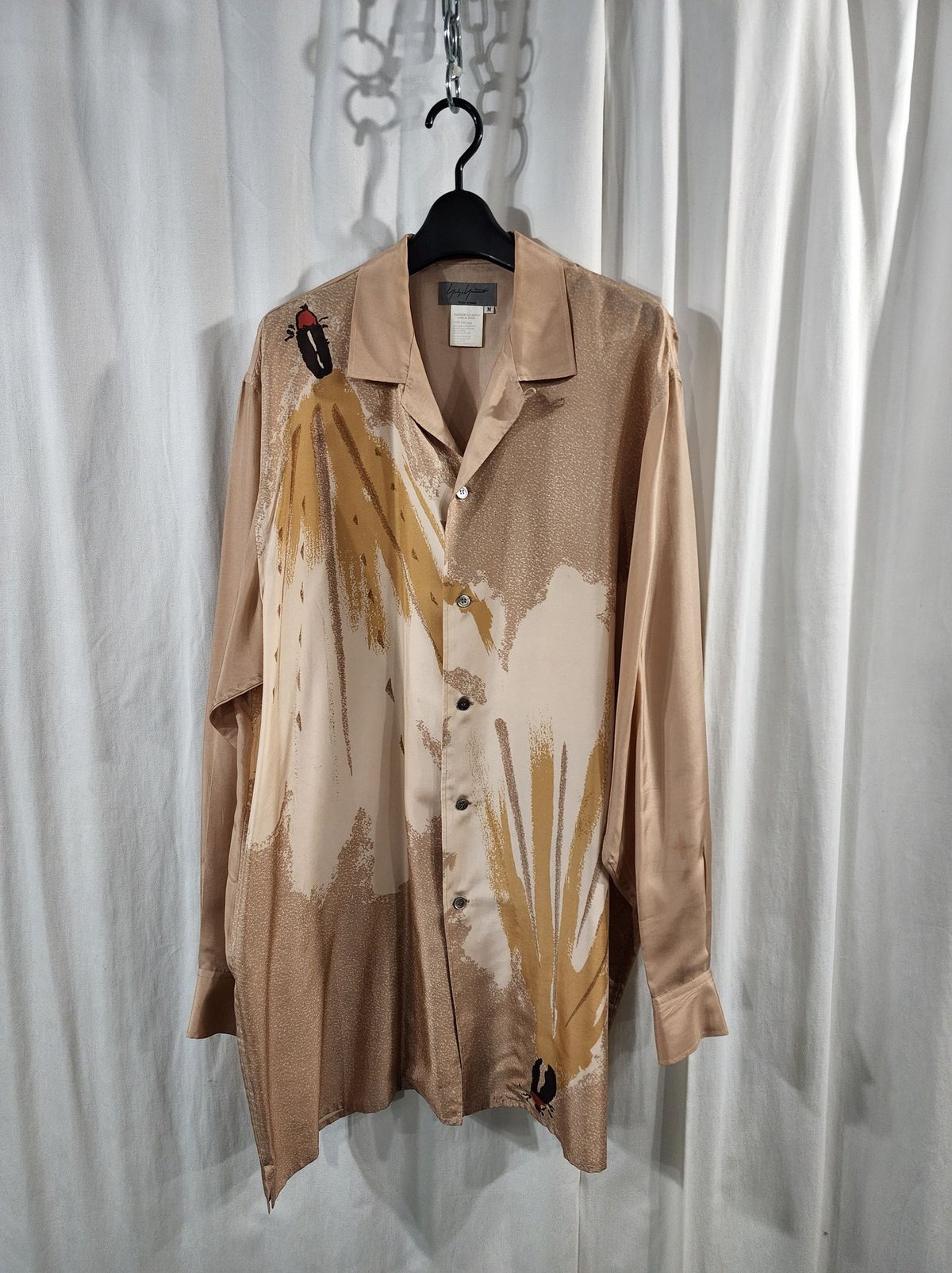 Yohji Yamamoto 2019ss シルクシャツ - ドレスシャツ・ビジネスシャツ