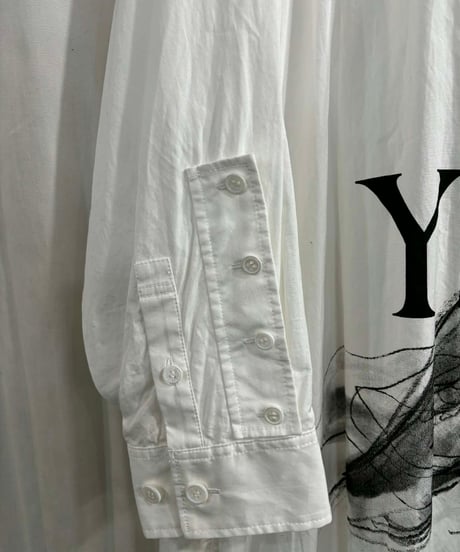 Y's yohji yamamoto プリントロングブラウス（YF-B12-020）