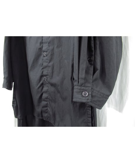 19ss yohji yamamoto pour homme デザインロングブラウス（HH-B05-001）