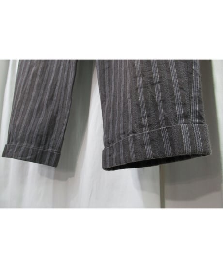 94ss yohji yamamoto pour homme vintage ストライプ テーパードパンツ（HT-P02-036）