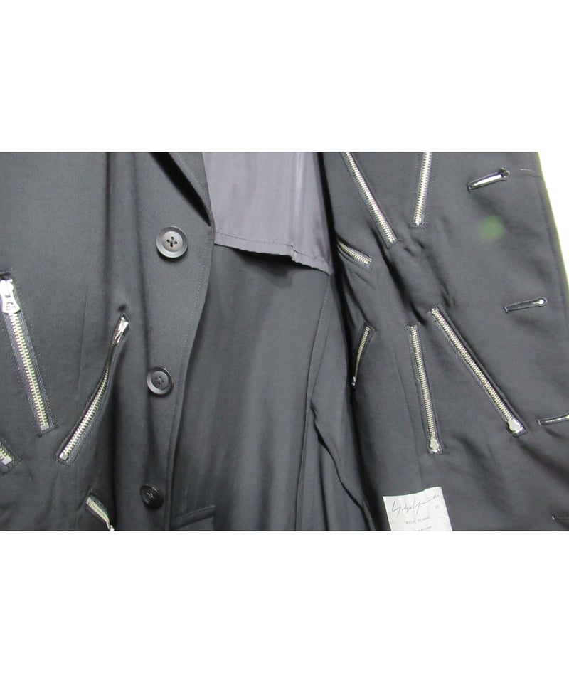 19ss yohji yamamoto pour homme デザインファスナー ジャケット（...