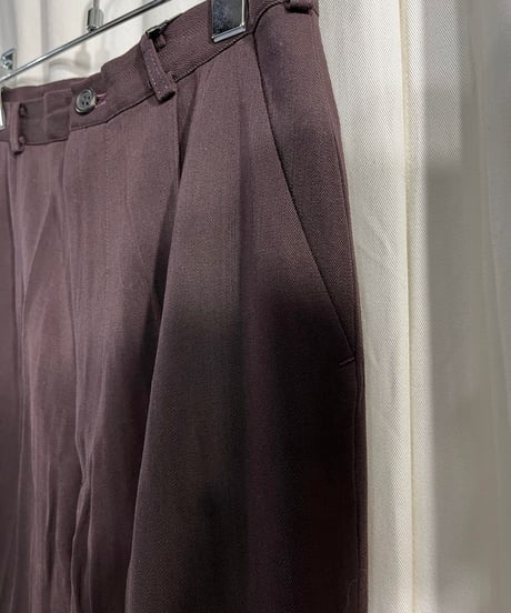 Y's yohji yamamoto １タック パンツ（YM-P02-103）