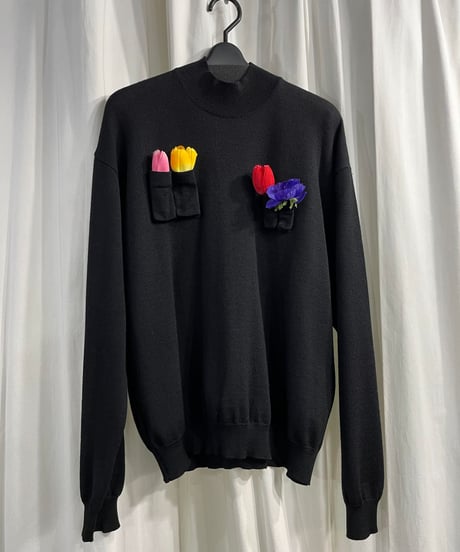 yohji yamamoto pour homme vintage デザインセーター（H-K-097xxx）