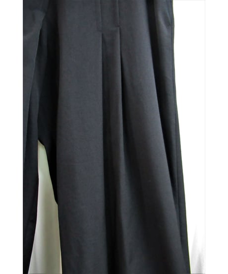 Y’s yohji yamamoto プリーツデザインワイドパンツ YP-P07-100