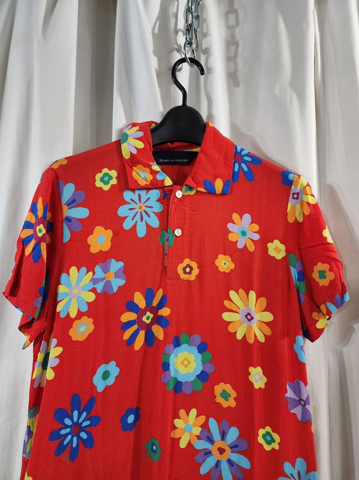 ワンピース RED SUWAN tricot COMME des GARCONS AD1996 COMME des. GARCONS 青山オリジナル 赤 プリント