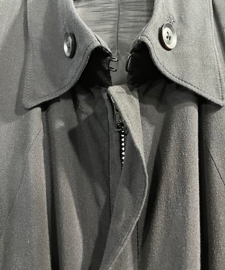 2019SS yohji yamamoto pour homme 花プリントWジップアップロングジャケット（HH-J25-233）