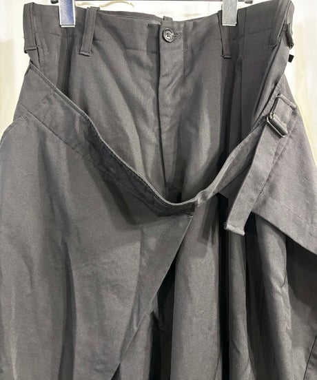 2017aw yohji yamamoto POUR HOMME 着脱ラップパンツ （HK-P25-100）