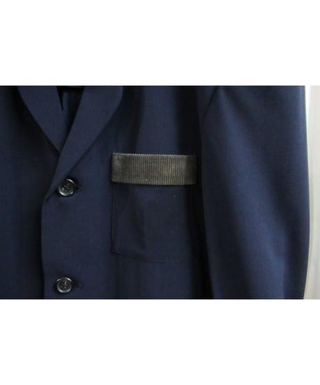 88ss yohji yamamoto pour homme vintage 紺 アイレットジャケット HJ-14