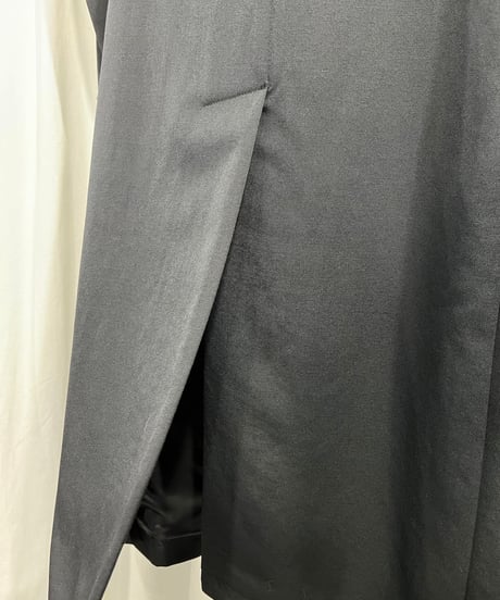 2022AW yohji yamamoto pour homme 2重襟デザインロングジャケット（HE-J57-100）