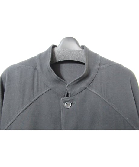 19aw yohji yamamoto pour homme スリーブデザイン スタンドカラー ロングコート（HC-C07-200）