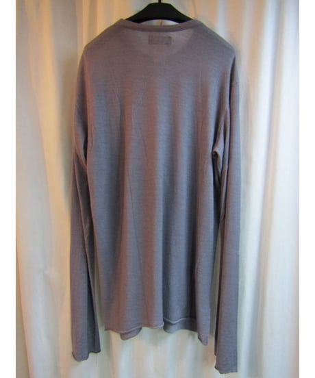 yohji yamamoto pour homme 裾デザインシンプルニットカットソー HE-T04-947