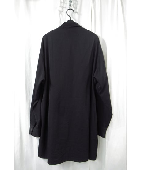 18ss yohji yamamoto pour homme シンプルロングブラウス（HW-B46-100）