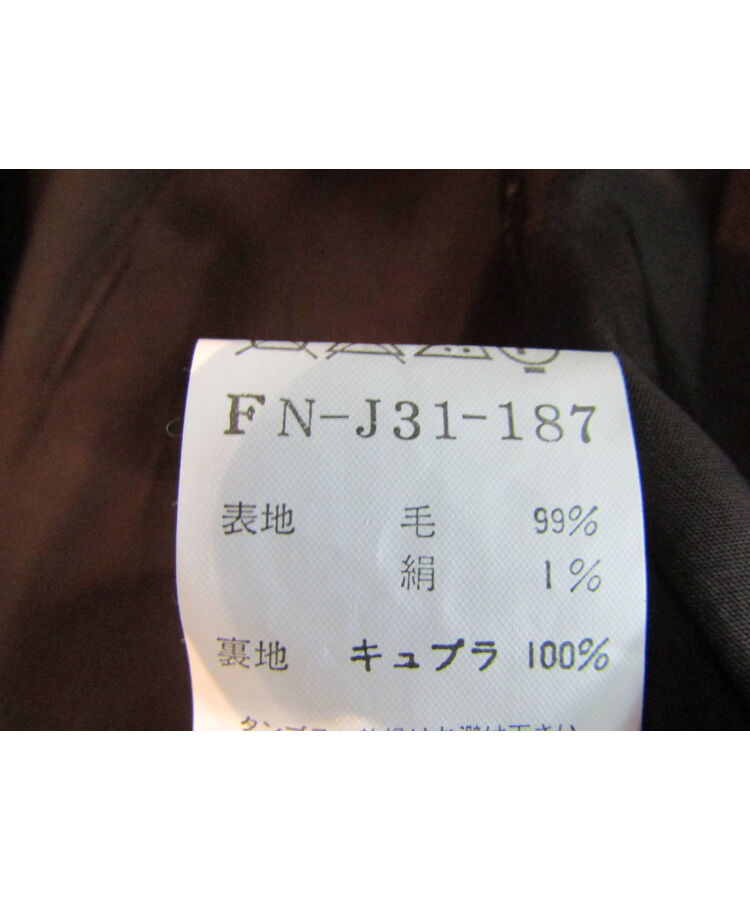 05aw yohji yamamoto femme ダークブラウン BIGボタンデザインジャケ