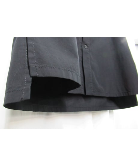 yohji yamamoto +noir デザイン半袖ブラウス（ND-B01-001）