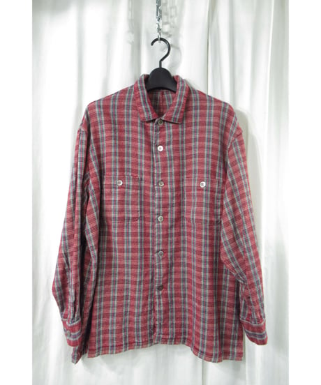 Y’s for men yohji yamamoto チェックデザインブラウス（MG-B17-118）
