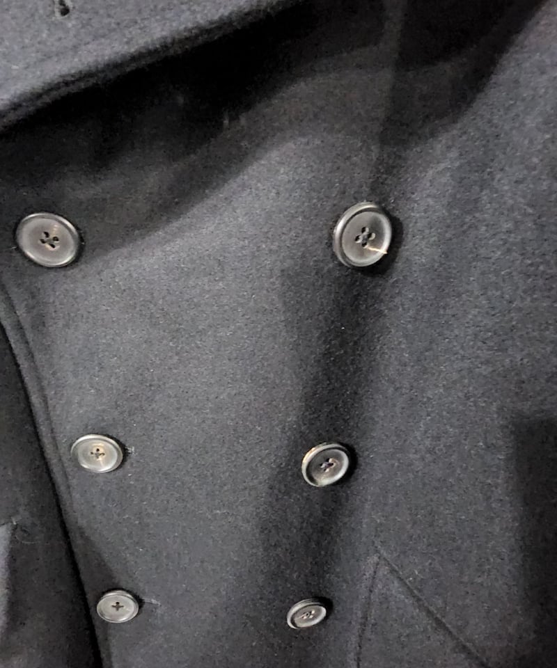 Y's for men ヨウジヤマモト 黒 ミリタリーダブルロングコート Y's for men ヨウジヤマモト 黒 ミリタリーダブルロングコート
