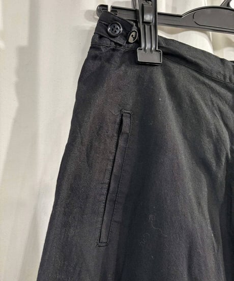 2010SS yohji yamamoto +NOIR コットンスカート（NJ-S09-009）