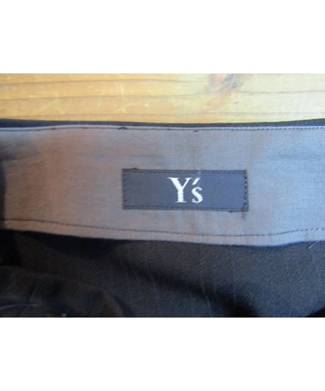 Y's yohji yamamoto ストライプデザインひざ丈スカート YC-S55-118