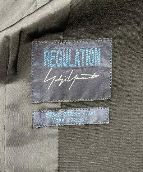 REGULATION yohji yamamoto 3釦ジャケット（FB-J54-101）