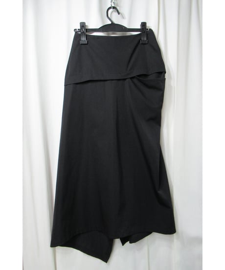 yohji yamamoto +noir デザインフレアスカート（NM-S05-106）