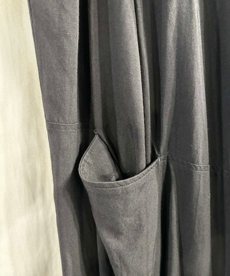 2017ss yohji yamamoto pour homme 黒 デザインパンツ （HD-P70-213)