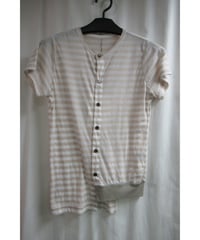 08ss 新品 yohji yamamoto femme ボーダー アシメトリーデザインカットソー FM-T31-951