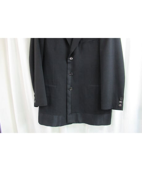 09aw yohji yamamoto pour homme 黒 デザイン切替えジャケット HV-J35-103