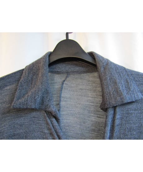 yohji yamamoto femme 5分袖フロントデザインカットソーカーディガン FE-T10-165