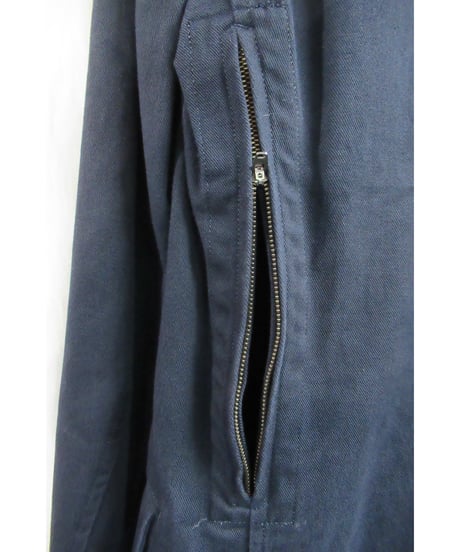 16ss yohji yamamoto pour homme 紺 バックファスナーデザインジャケット 4 HO-J71-042