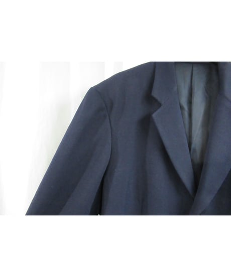 80's SAMPLE yohji yamamoto pour homme vintage 紺 シンプルジャケット HJ-32