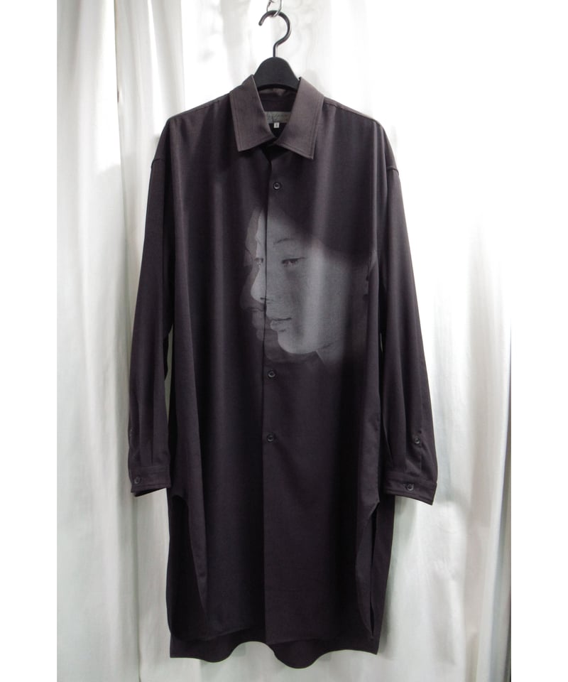 20ss yohji yamamoto pour homme 内田すずめ プリント ロングブラ 20ss yohji yamamoto pour homme 内田すずめ プリント ロングブラ