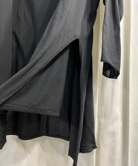 2023SS yohji yamamoto pour homme ロングカットソー（HZ-T92-999）