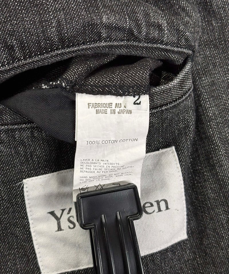 y's for men 24aw デニムブルゾン　sz2 y's for men 24aw デニムブルゾン sz2 y's for men 24aw デニム