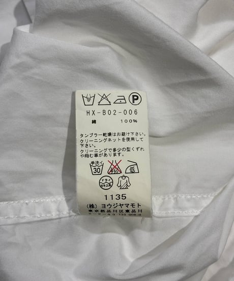 2013SS yohji yamamoto pour homme 半袖シャツ（HX-B02-006）