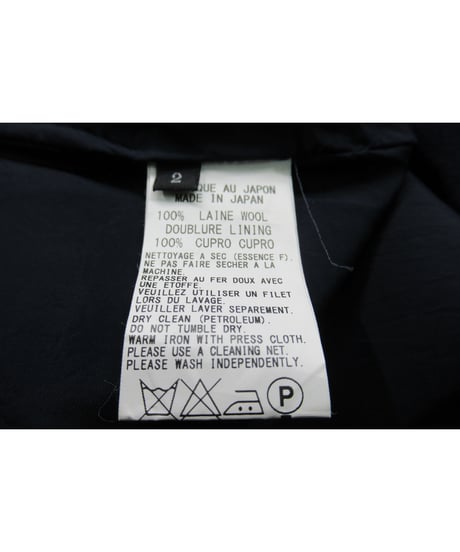 Y's yohji yamamoto 紺 ストレートパンツ YY-P14-109