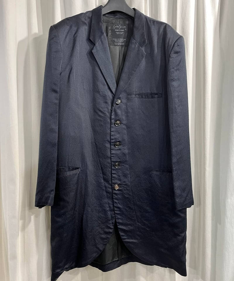 yohji yamamoto POUR LA NUIT 5釦デザインジャケット(H-J-012 yohji yamamoto POUR LA NUIT 5釦デザインジャケット(H-J-012