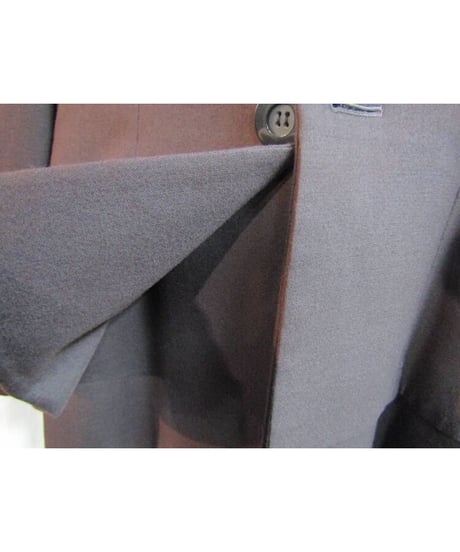 05aw yohji yamamoto femme ダークブラウン BIGボタンデザインジャケット FN-J31-187