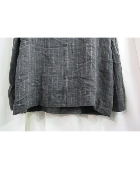 90’s yohji yamamoto pour homme vintage SAMPLE グレー ストライプデザインセットアップ（J16-233-1M）