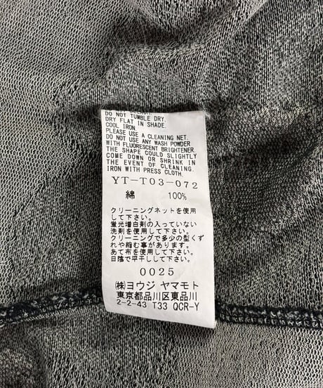 Y's yohji yamamoto 花柄カーディガン（YT-T03-072）