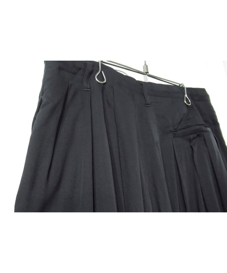 19aw BLACK Scandal yohji yamamoto pour homme 16タック バルーンパンツ（HC-P80-223）