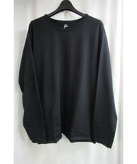 camphor tree 黒  裾レイヤードデザインカットソー M size