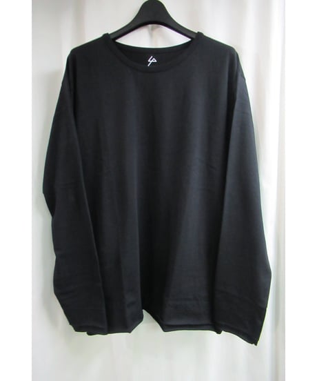 camphor tree 黒  裾レイヤードデザインカットソー M size