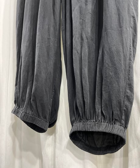 2020SS yohji yamamoto pour homme ウエスト＆裾ゴムパンツ（HN-P32-222）