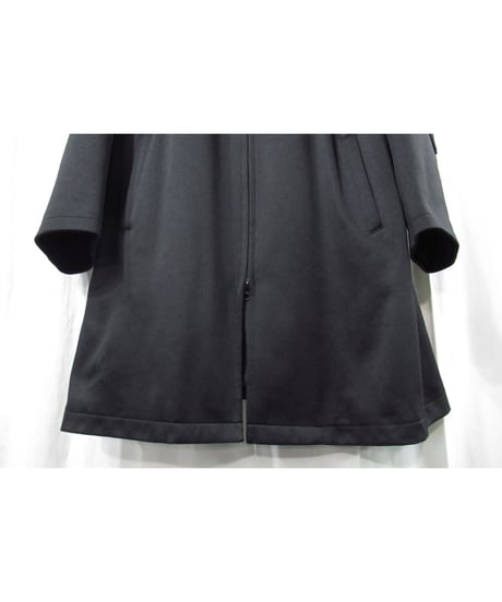 03ss yohji yamamoto pour homme 黒 ロゴ入りゼッケン ロングジャケット（HQ-C01-902）