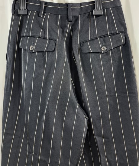 93AW  yohji yamamoto femme ストライプワイドパンツ (FP-P01-131)
