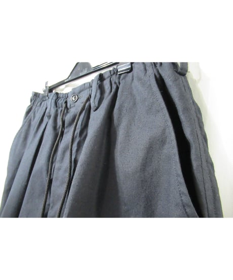 19aw yohji yamamoto pour homme  刺繍デザイン コットン カラスパンツ（HC-P04-003）