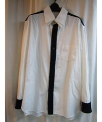 15aw yohji yamamoto pour homme ３枚襟デザインブラウス HY-B07-802